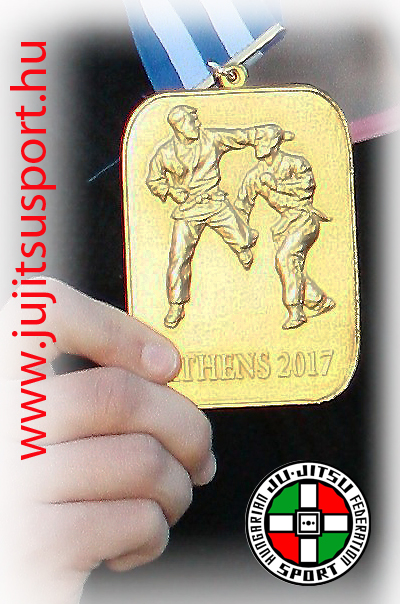 Tóth Anett aranyérem ZR Team Orgivány 2017 - VB Athen JJIF junior
